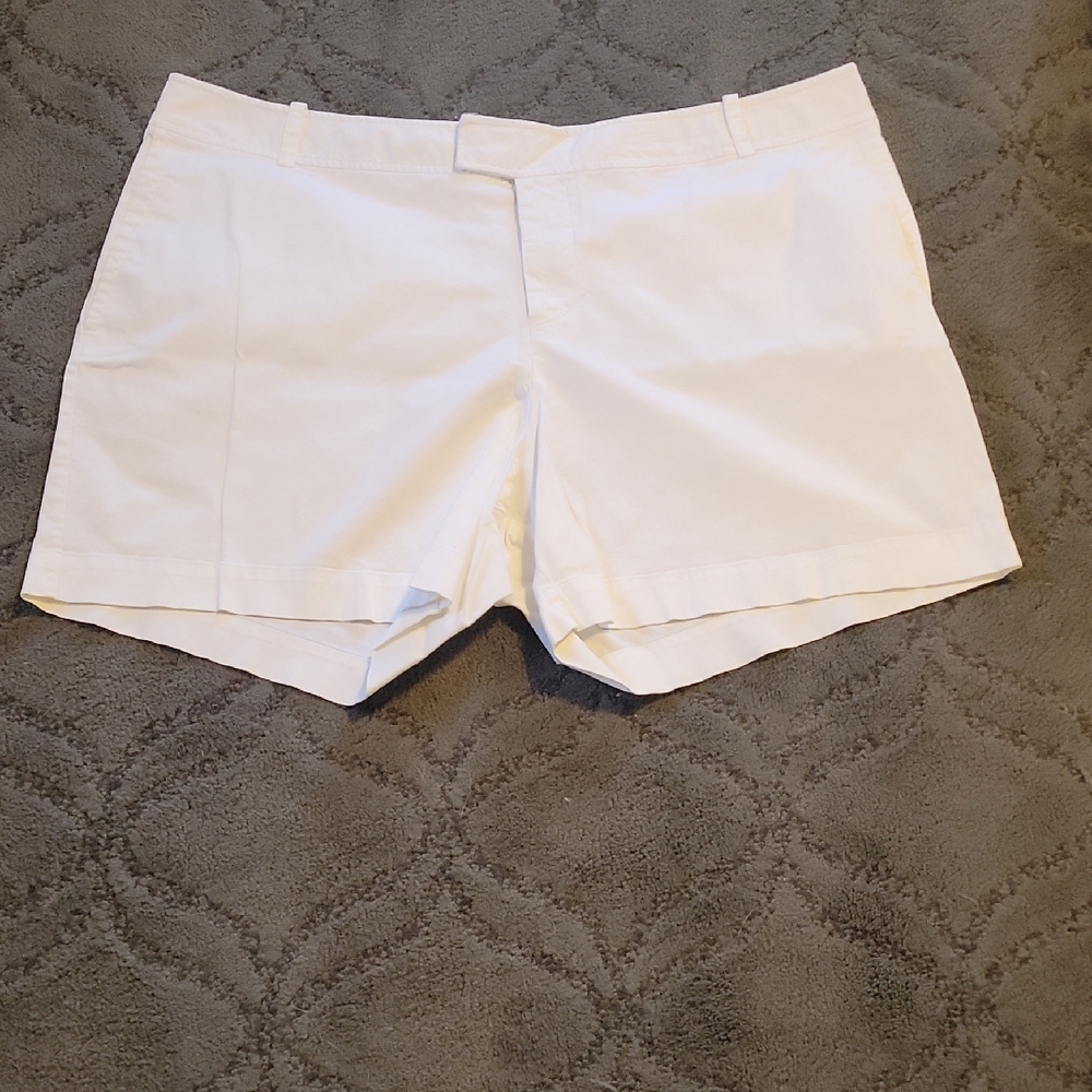 Mossimo Supply Co. White Women's Bermuda Shorts